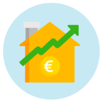 Icon Overwaarde Hypotheek House Onafhankelijk Hypotheekadvies